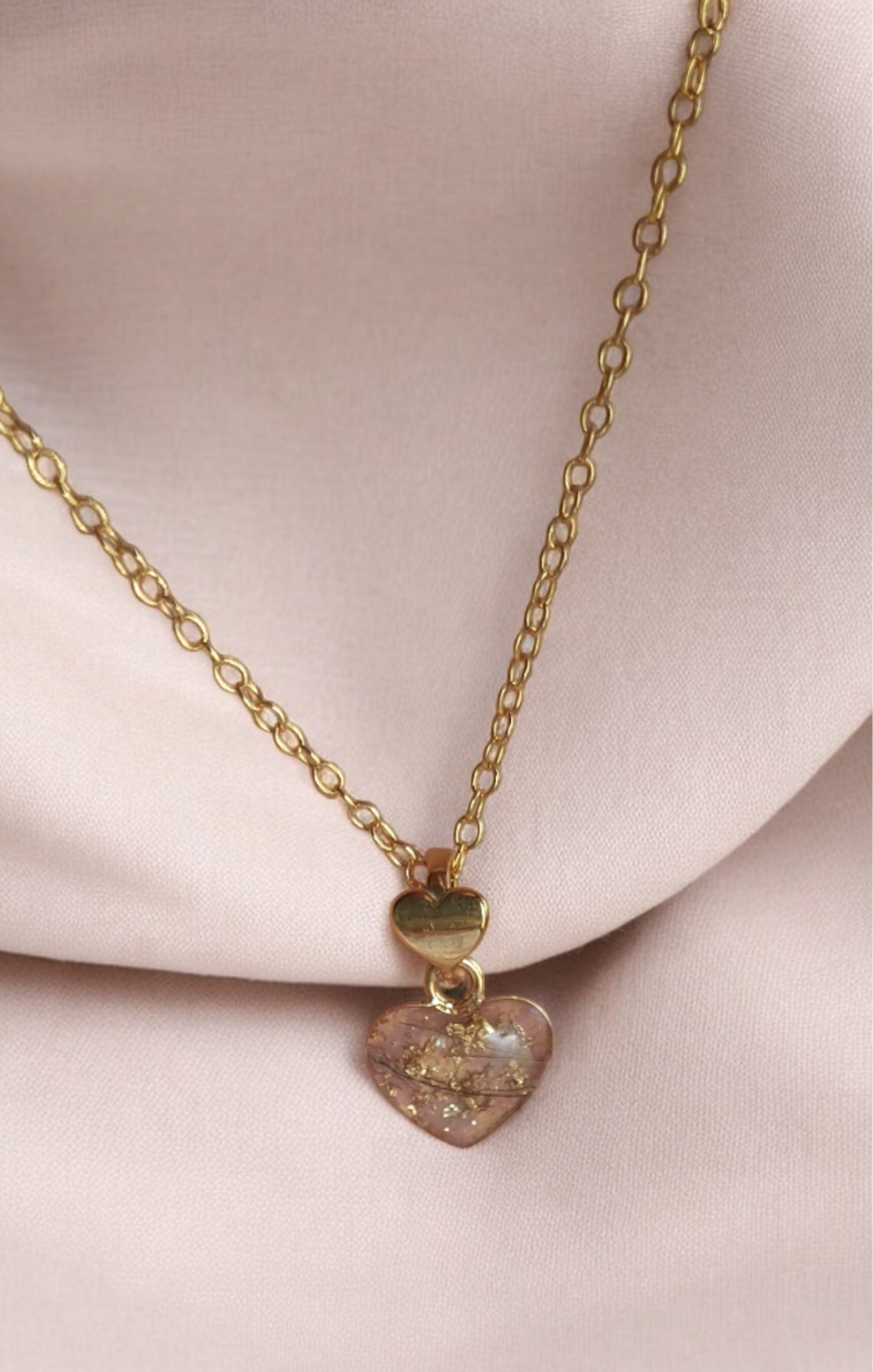 Halskette mit Herzanhänger 925 Sterling Silber