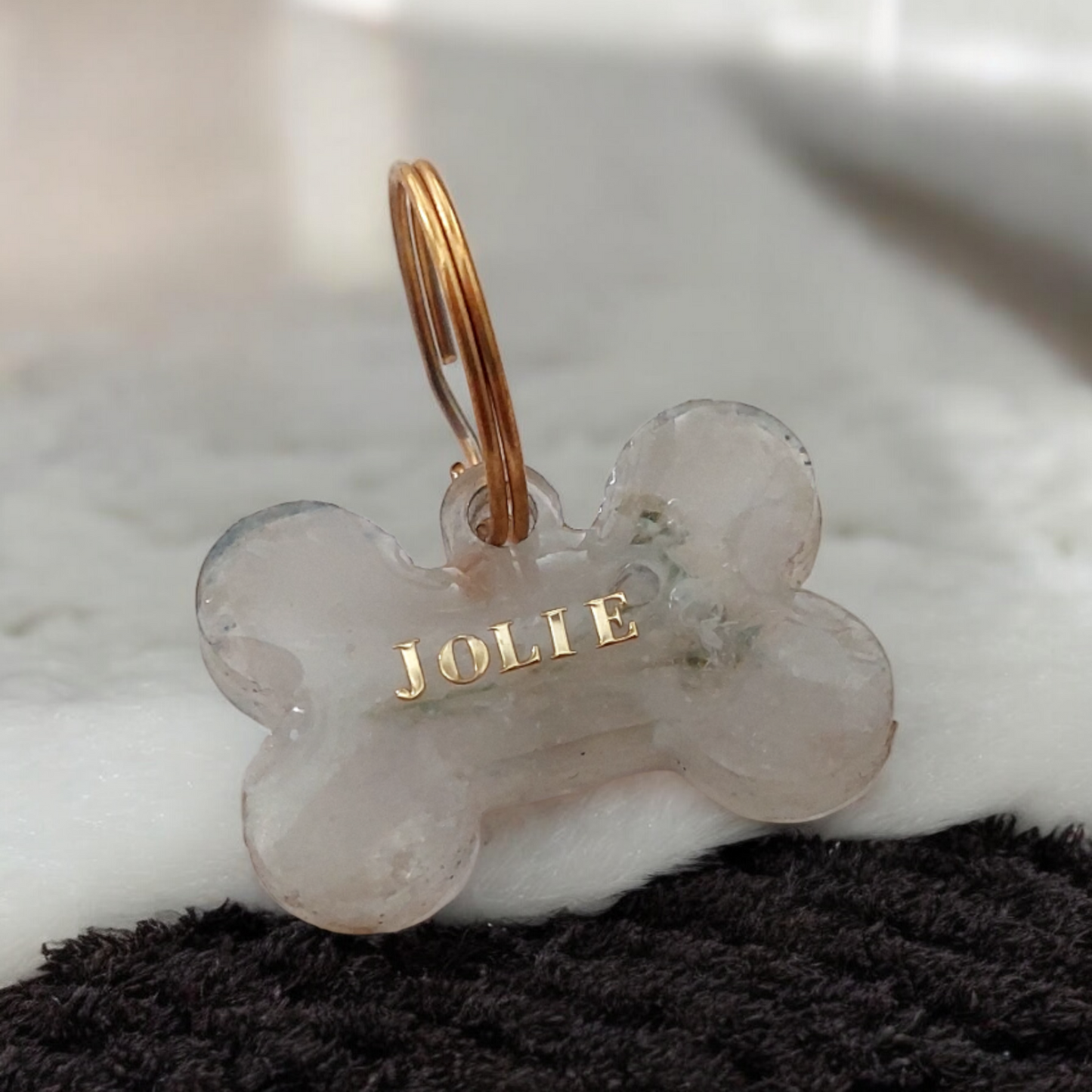 Hundehalsbandanhänger Knochen