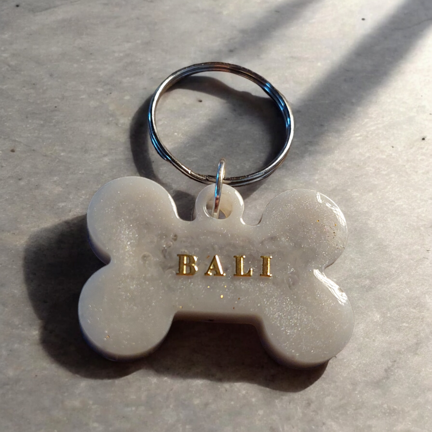 Hundehalsbandanhänger Knochen