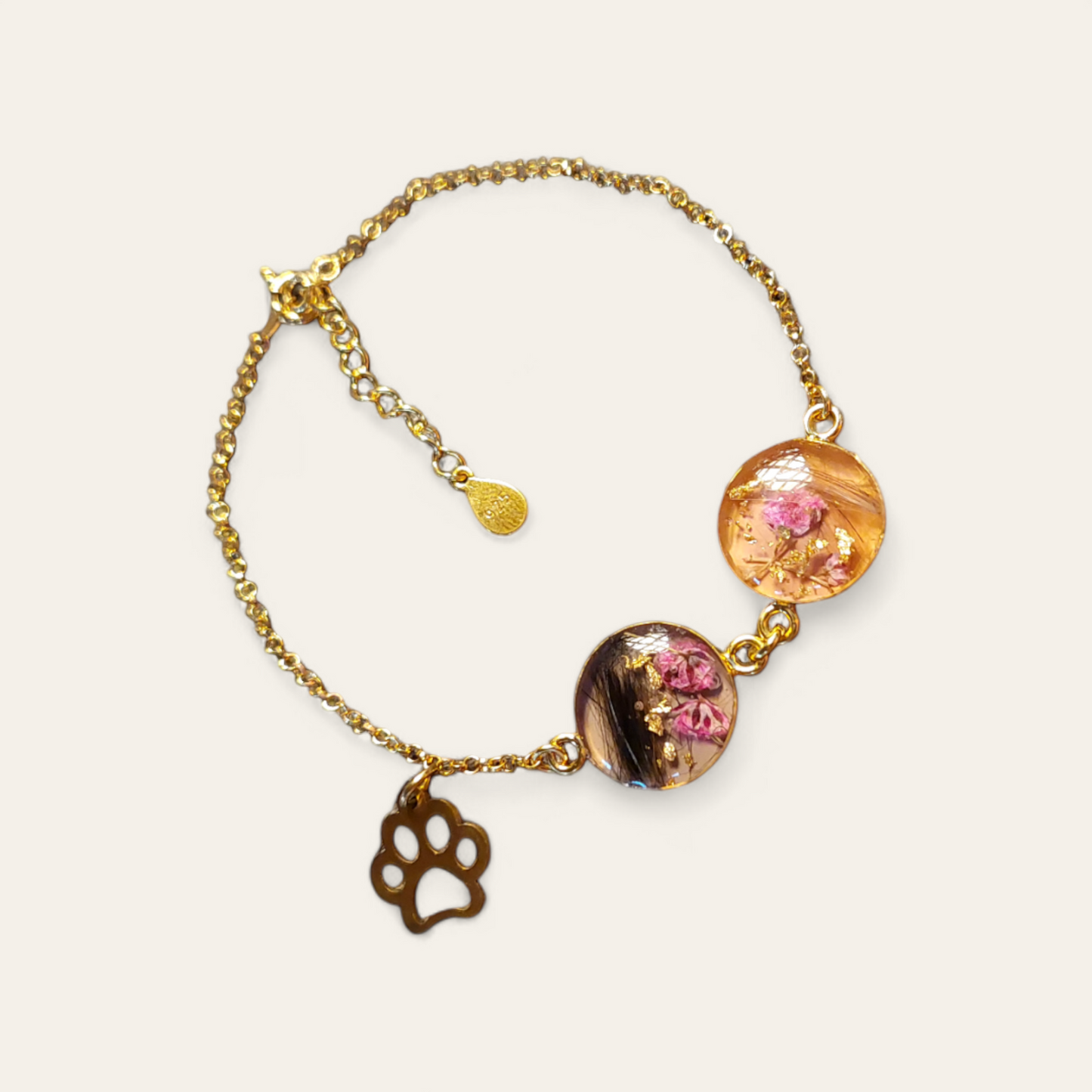 Armband 2 Fassungen in 925 Silber