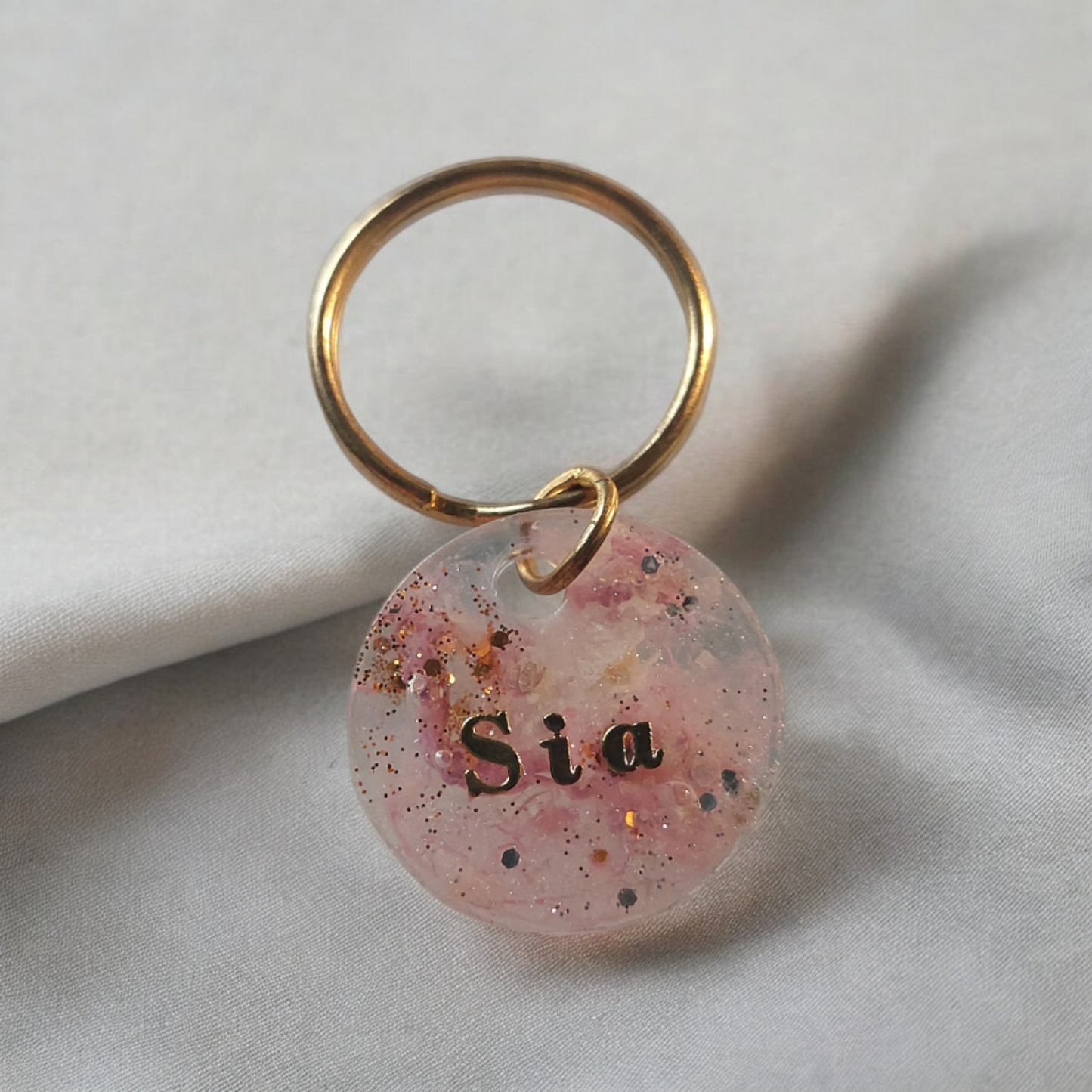 Hundehalsbandanhänger rund