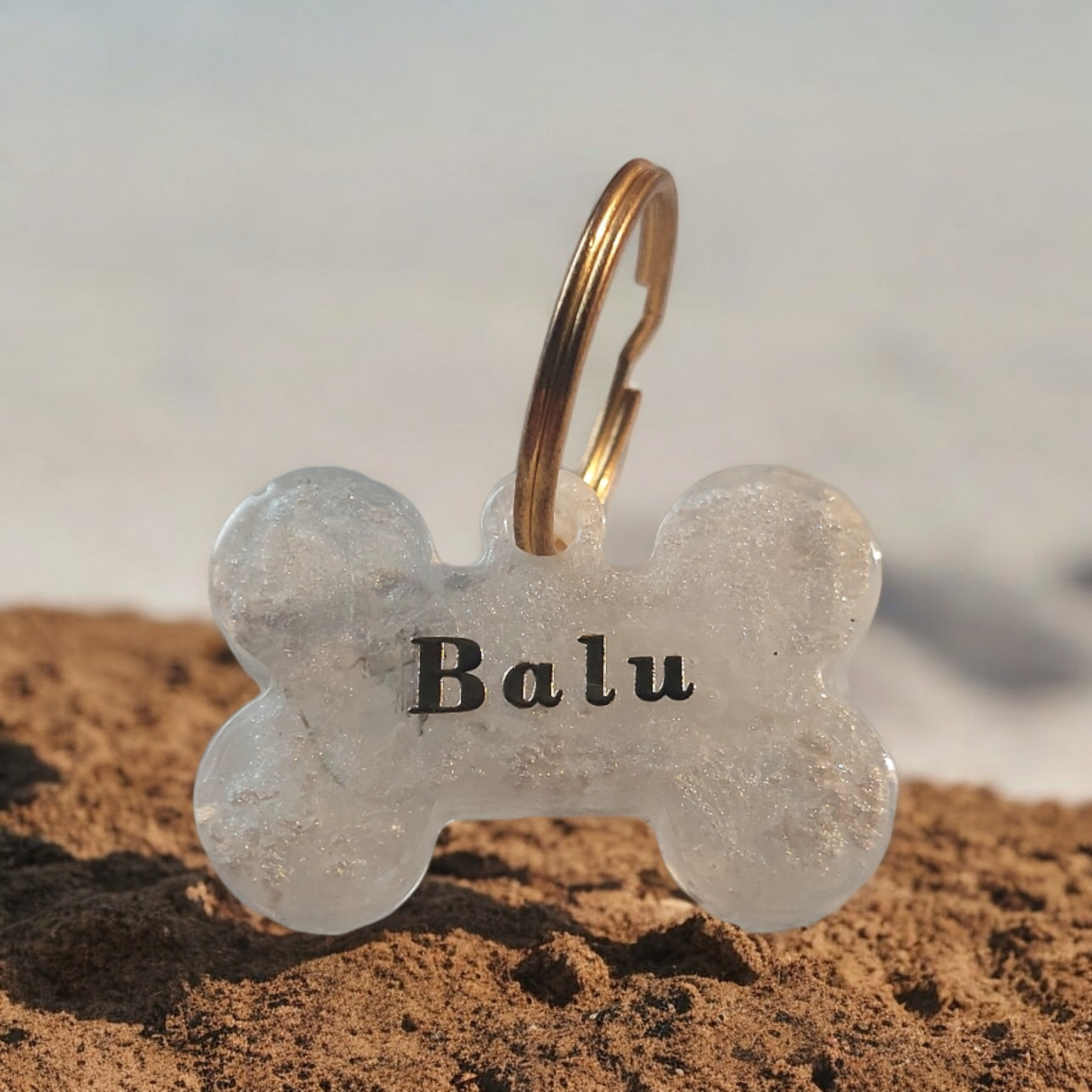 Hundehalsbandanhänger Knochen