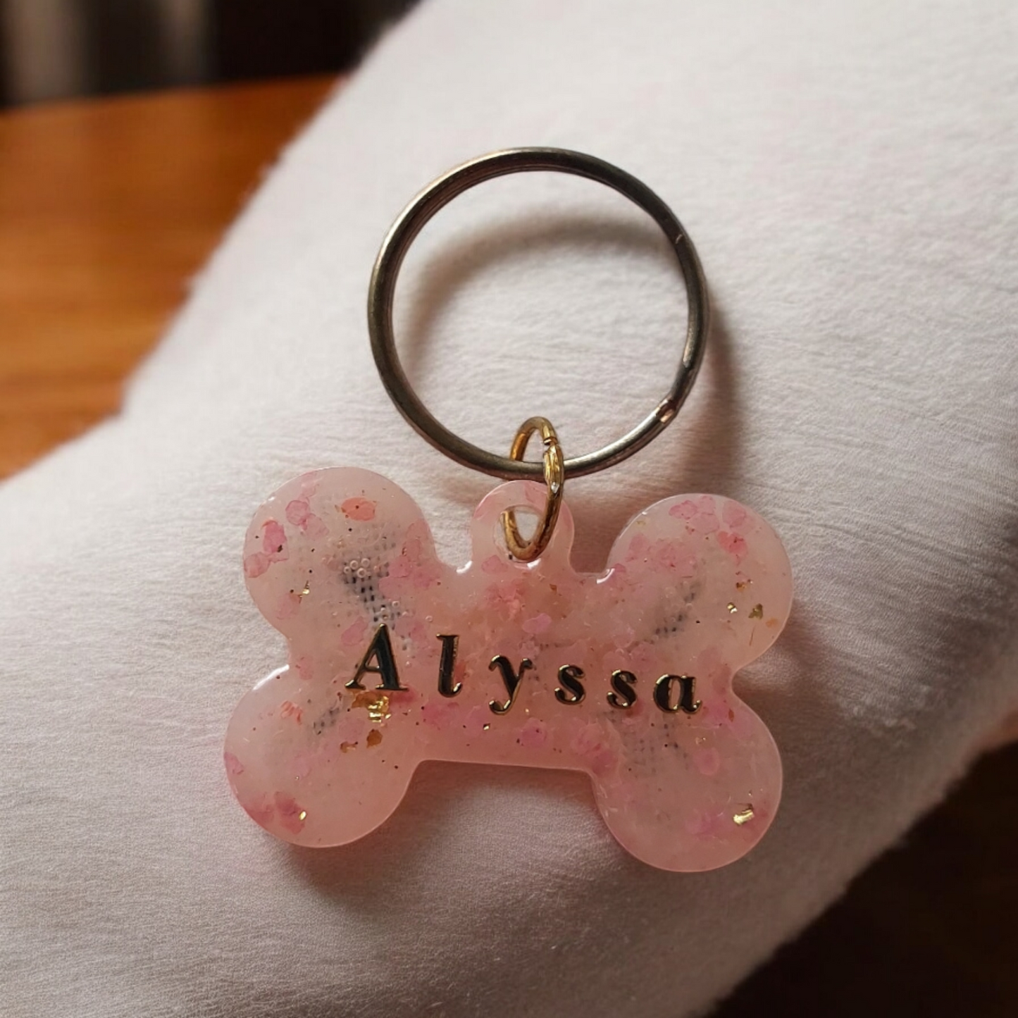 Hundehalsbandanhänger Knochen