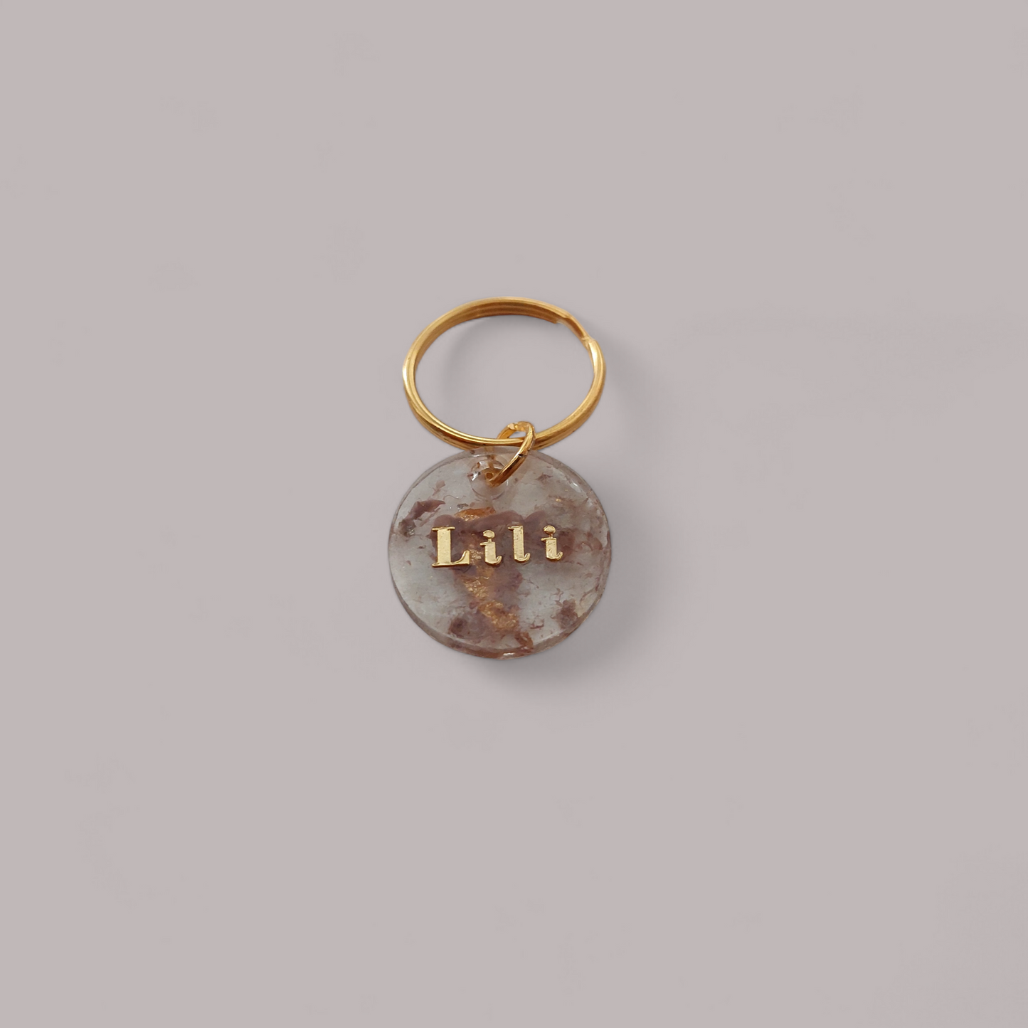 Hundehalsbandanhänger rund