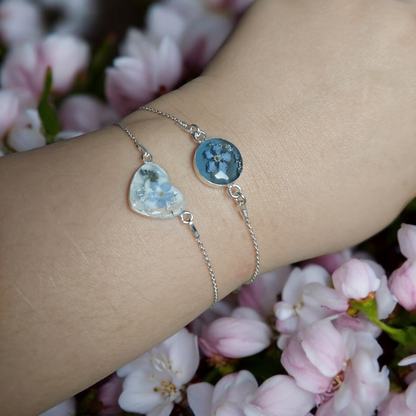 Armband 1 Fassung in 925 Silber