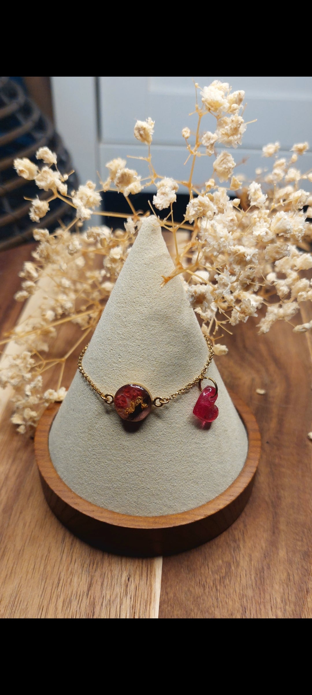 Armband 1 Fassung in 925 Silber