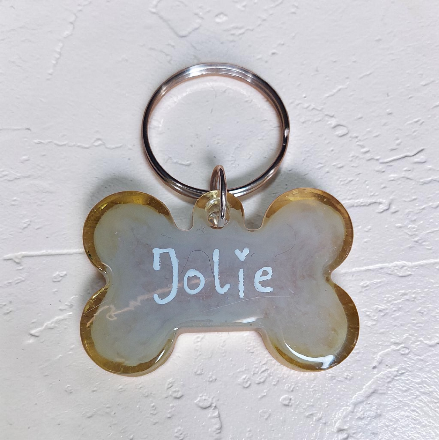 Hundehalsbandanhänger Knochen