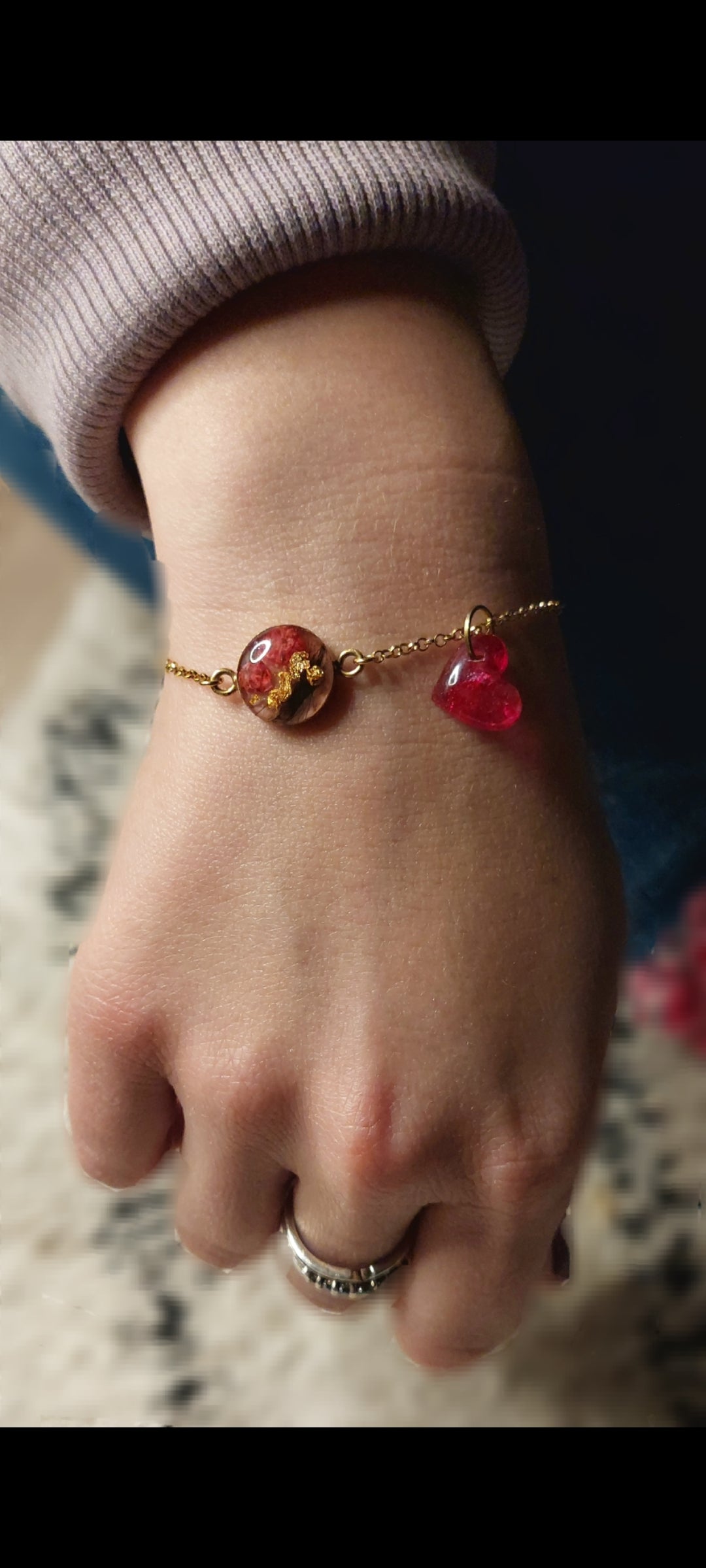 Armband 1 Fassung in 925 Silber