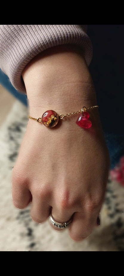 Armband 1 Fassung in 925 Silber