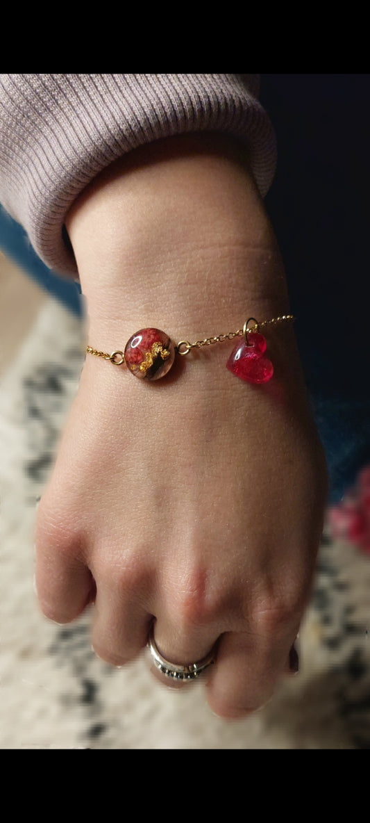 Armband 1 Fassung in 925 Silber